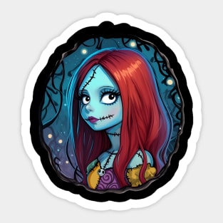 Sally from Nightmare Before Christmas Sticker